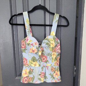 Floral Print Women's Top